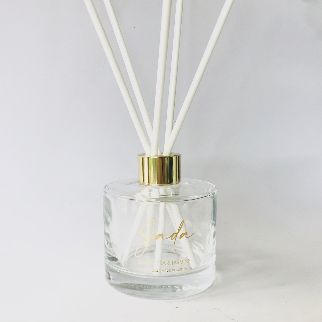 Deluxe Reed Diffuser - Clear and Gold
