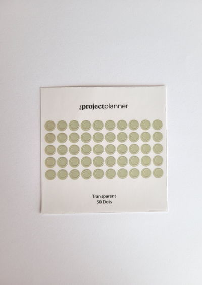 Dot Stickers – 6mm Transparent