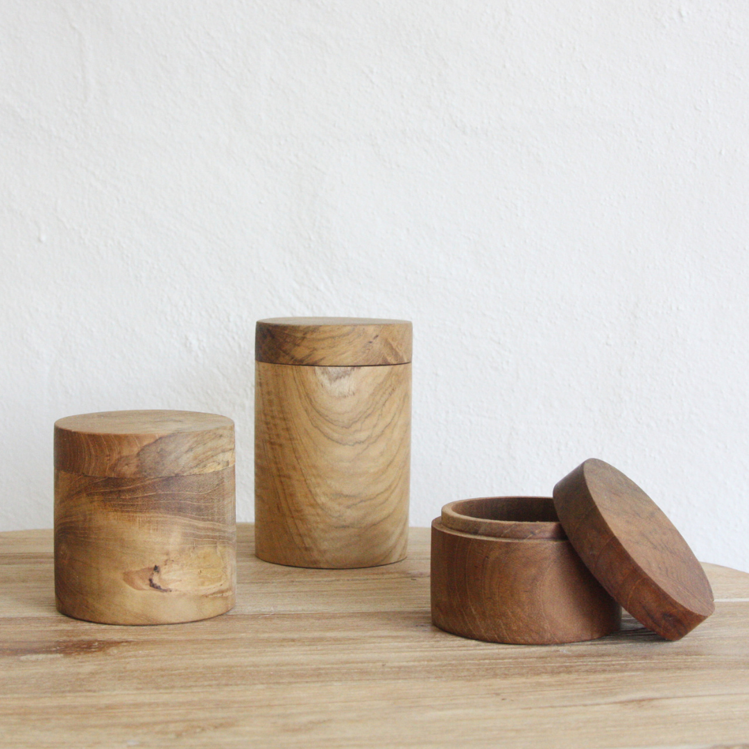 Wooden Canisters